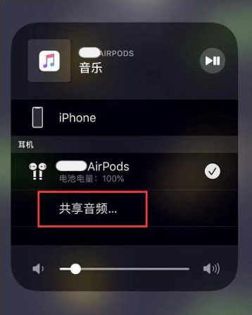 肃州苹果14音频维修点分享iPhone14音频共享设置方法 