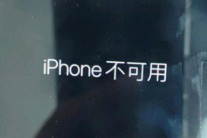 肃州苹果服务网点分享锁屏界面显示“iPhone 不可用”如何解决 