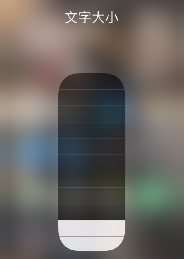 肃州苹果手机维修分享小技巧：在 iPhone 控制中心快速调节字体大小 