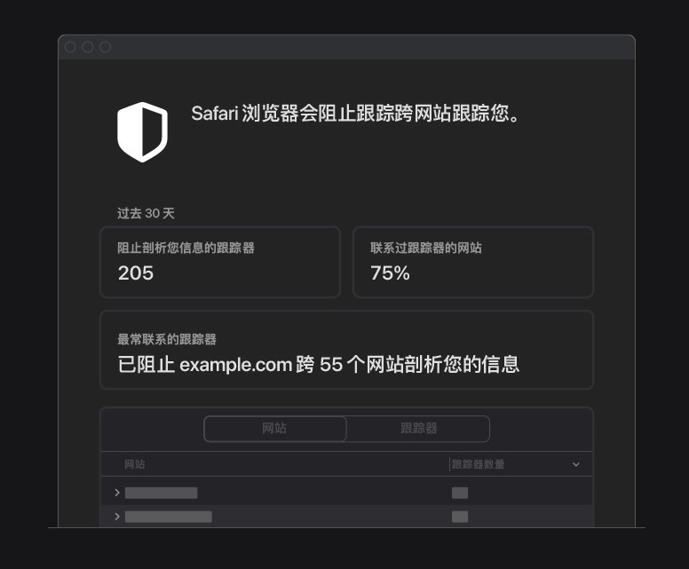 肃州苹果手机维修分享如何在 Safari 浏览器中查看和打开隐私报告 