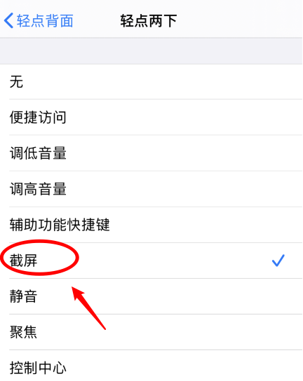 肃州苹果手机维修分享iPhone12如何启用双击截屏 