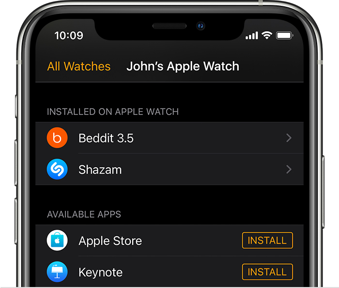 肃州苹果手机维修分享如何在 Apple Watch 上下载应用 